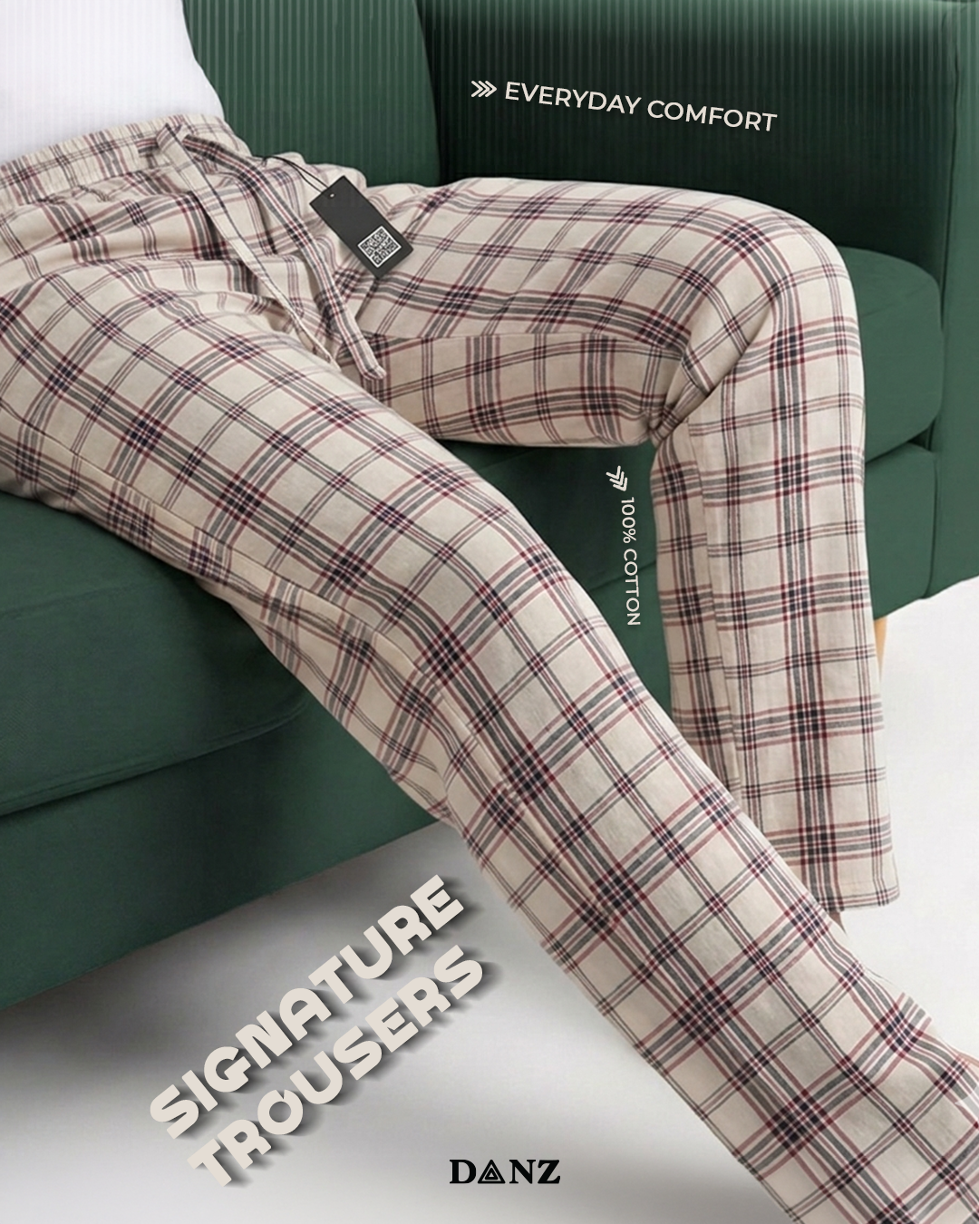 Plaid Trouser